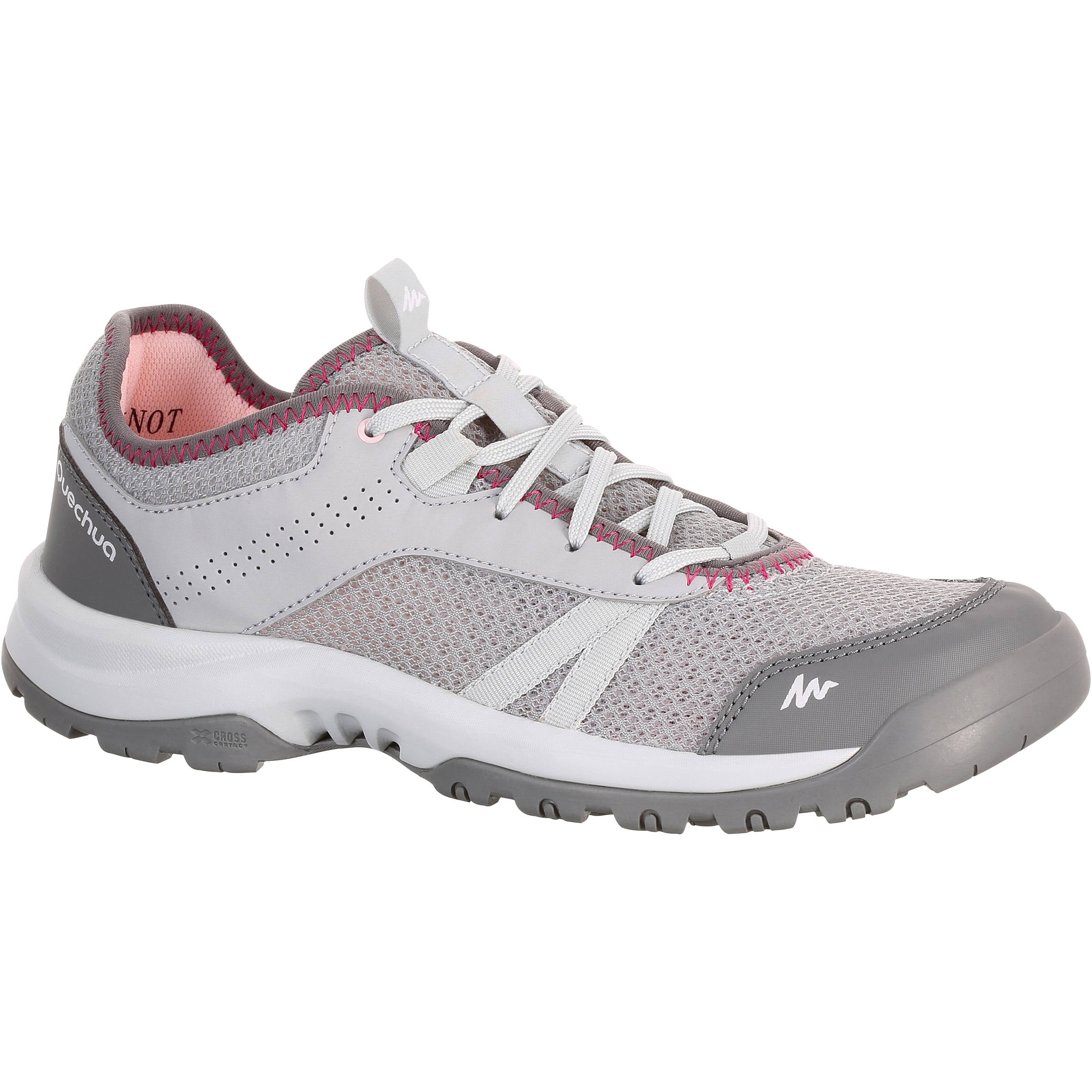 Quechua Chaussures de marche femme NH120 Fresh – Gris/Rose